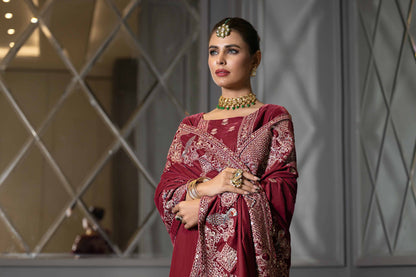 Nishat Linen - 3 Piece - Embroidered Suit - KFW23-51