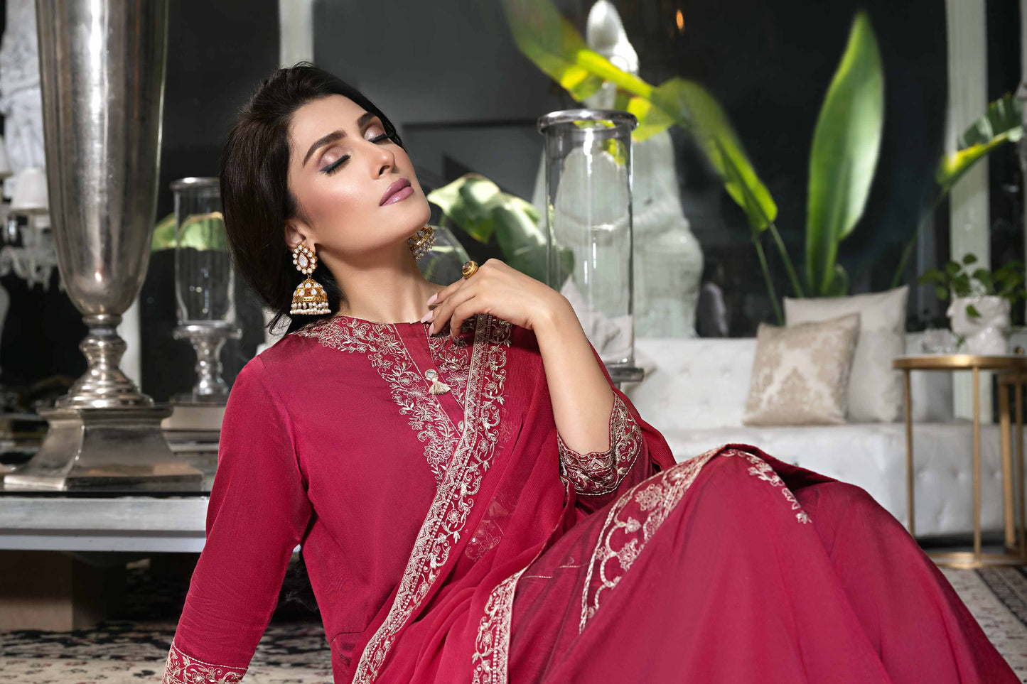 Nishat Linen - 3 Piece - Embroidered Suit - KFW23-52