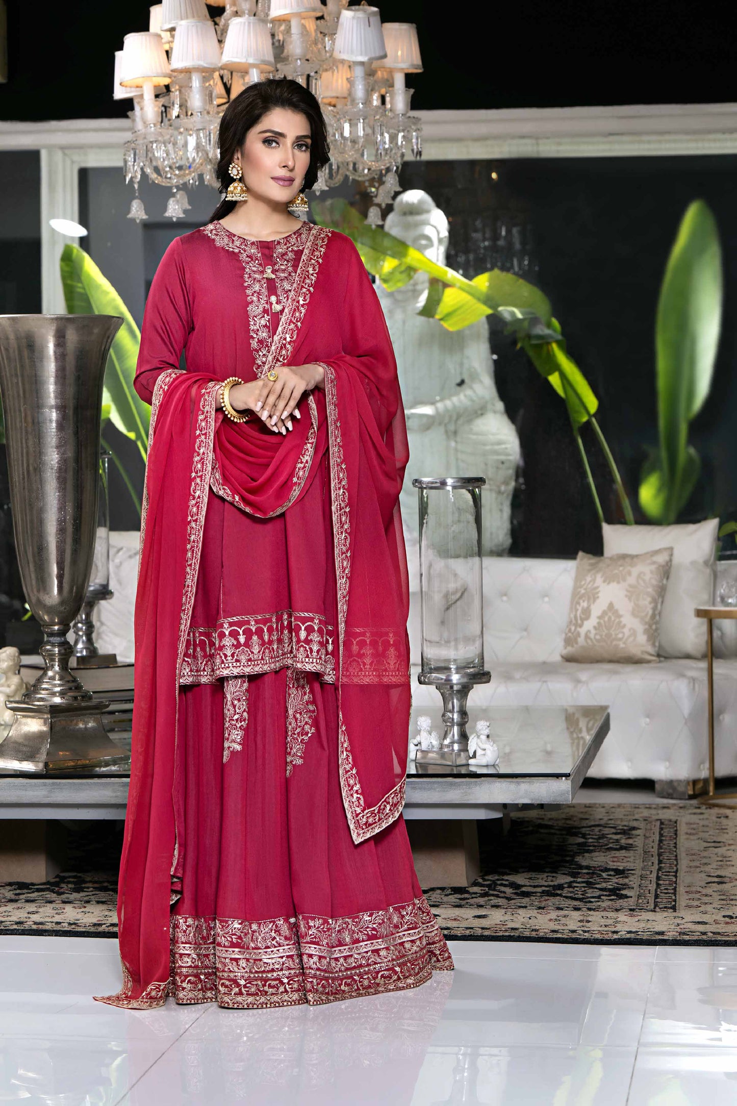 Nishat Linen - 3 Piece - Embroidered Suit - KFW23-52