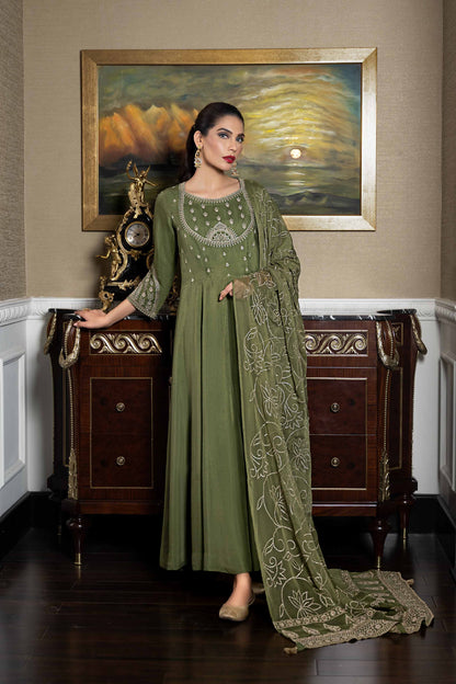 Nishat Linen - 2 Piece - Embroidered Suit - KFW23-53