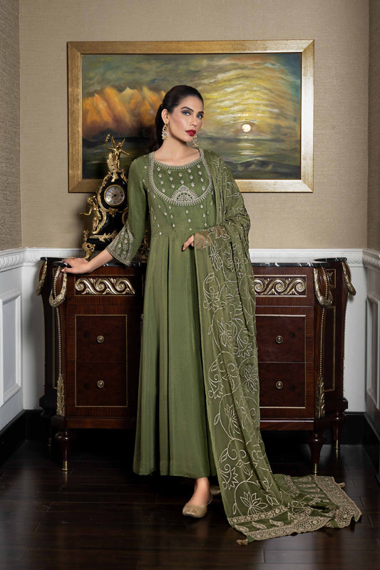 Nishat Linen - 2 Piece - Embroidered Suit - KFW23-53