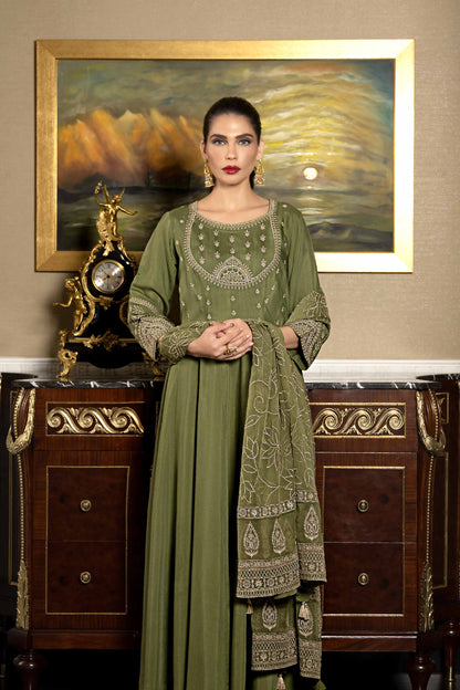 Nishat Linen - 2 Piece - Embroidered Suit - KFW23-53