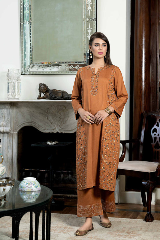 Nishat Linen - 2 Piece - Embroidered Suit - KFW23-56