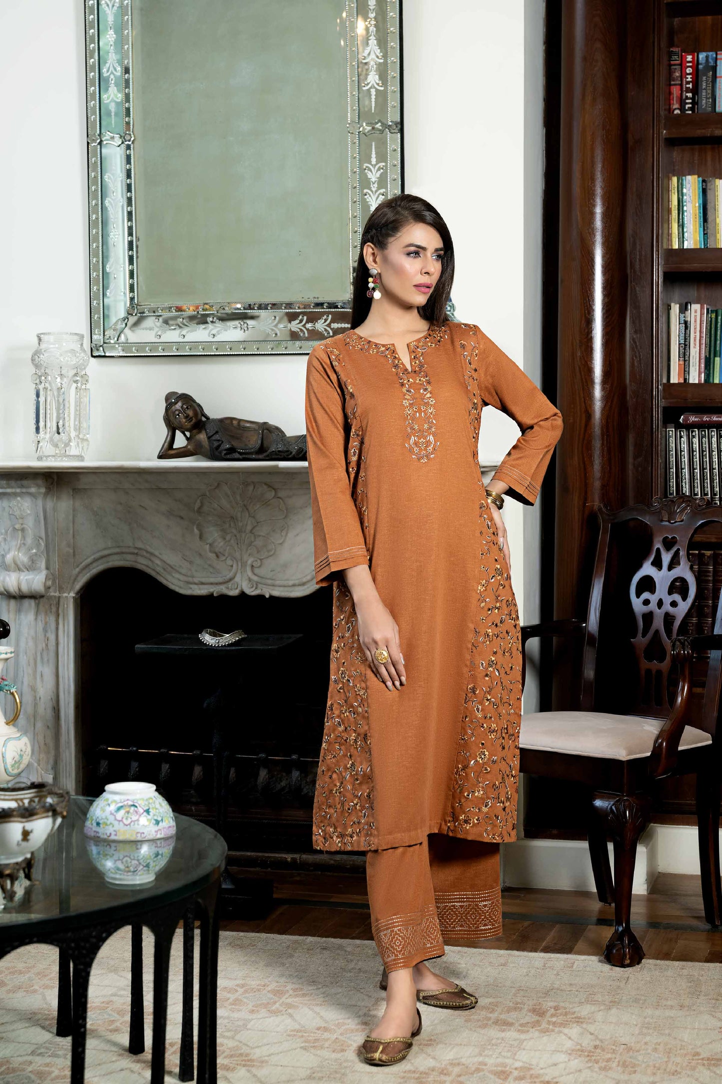 Nishat Linen - 2 Piece - Embroidered Suit - KFW23-56