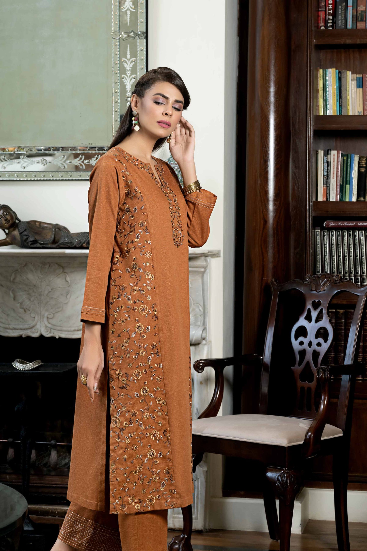 Nishat Linen - 2 Piece - Embroidered Suit - KFW23-56