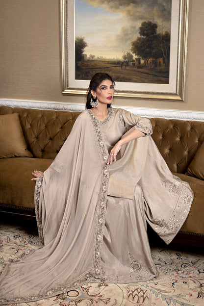 Nishat Linen - 3 Piece - Embroidered Suit - KFW23-57