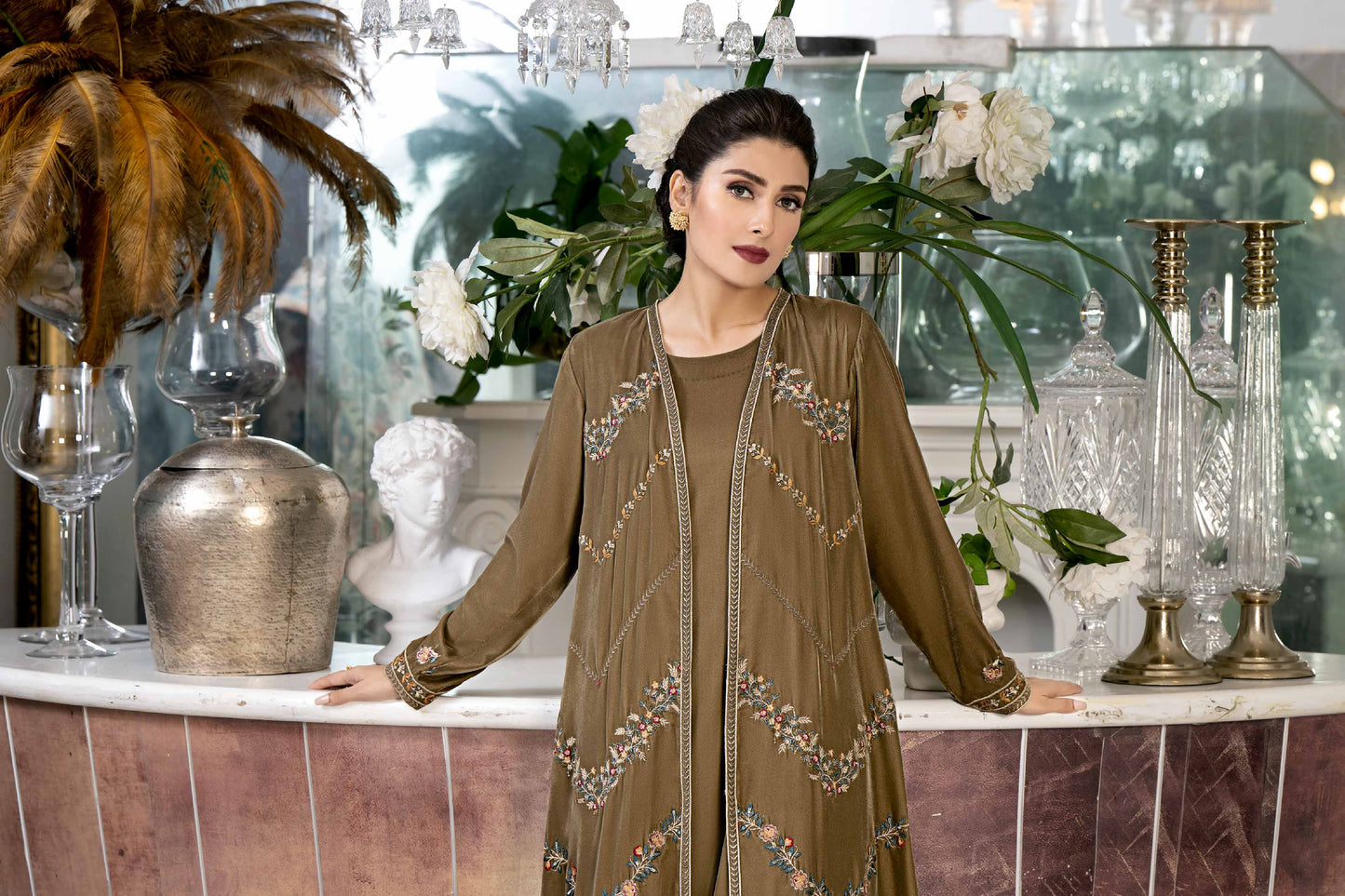 Nishat Linen - 2 Piece - Embroidered Suit - KFW23-59
