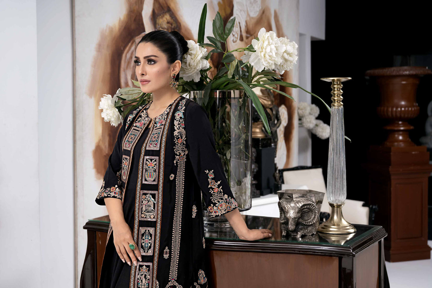 Nishat Linen - 2 Piece - Embroidered Suit - KFW23-60
