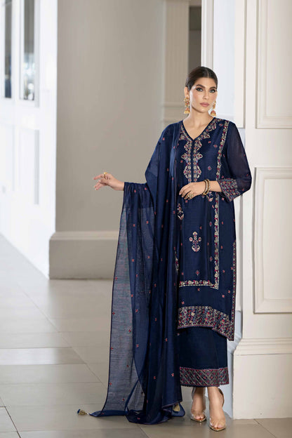 Nishat Linen - 3 piece - Embroidered Suit - KFW23-63