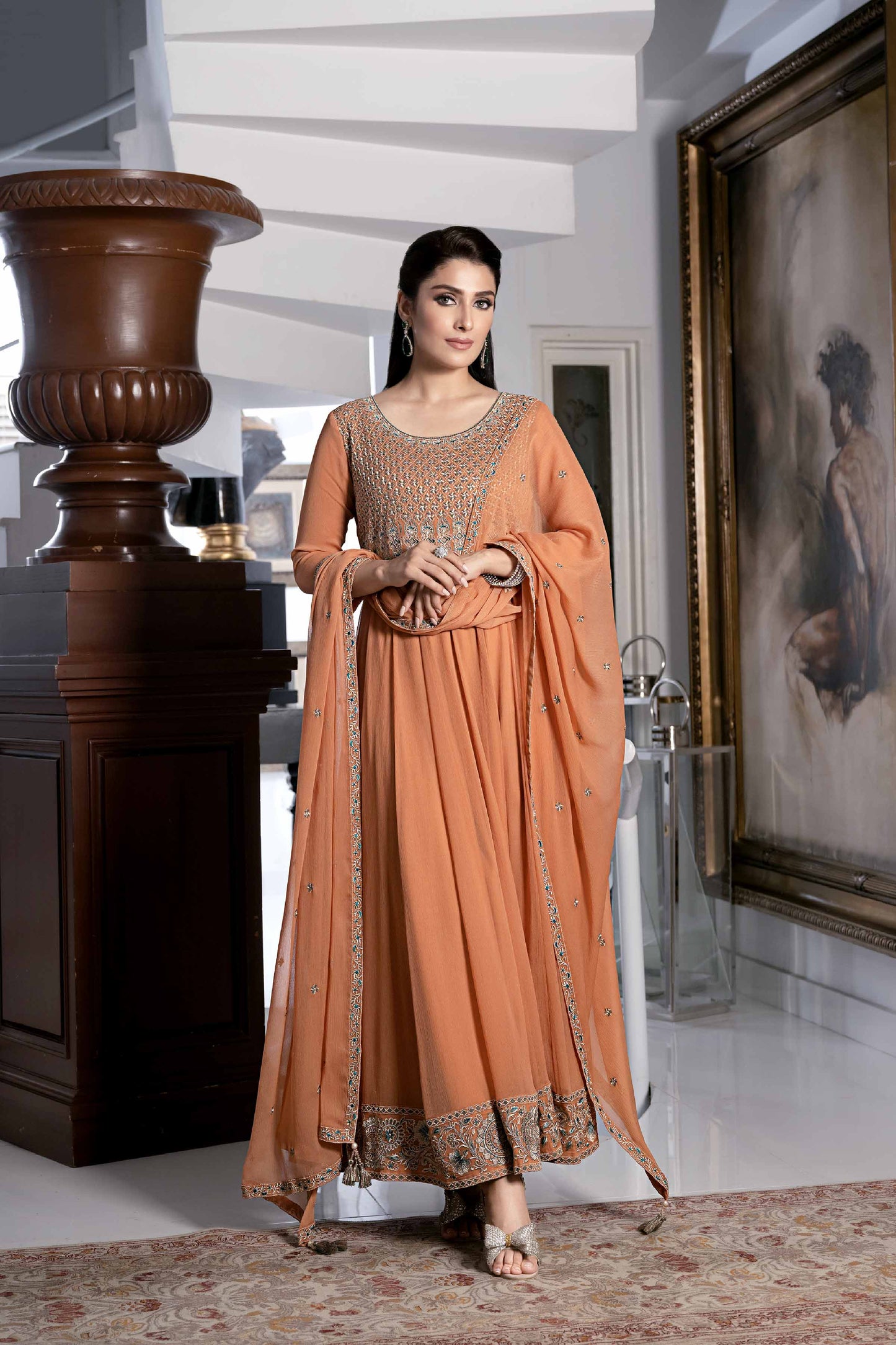 Nishat Linen - 2 Piece - Embroidered Suit - KFW23-64