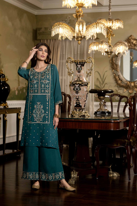 Nishat Linen - 2 Piece - Embroidered Suit - KFW23-65