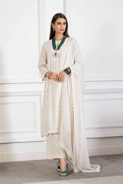 Nishat Linen - 3 Piece - Embroidered Suit - KFW23-67