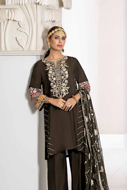 Nishat Linen - 3 Piece - Embroidered Suit - KFW23-71