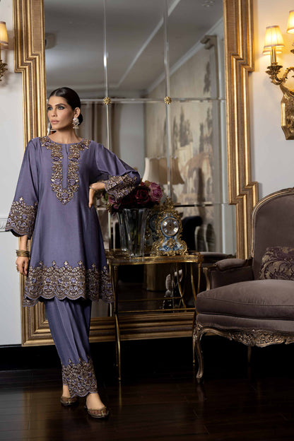 Nishat Linen - 2 Piece - Embroidered Suit - KFW23-73