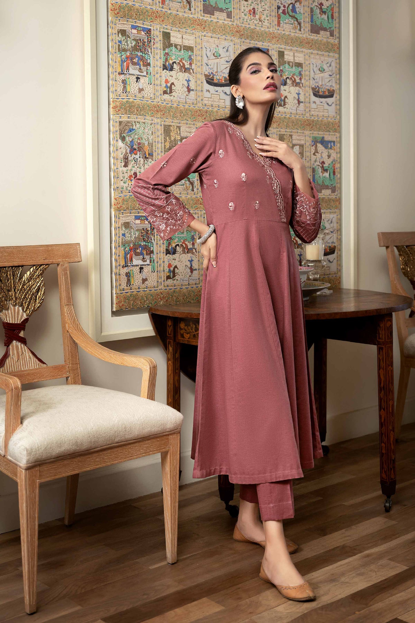 Nishat Linen - 2 Piece - Embroidered Suit - KFW23-74