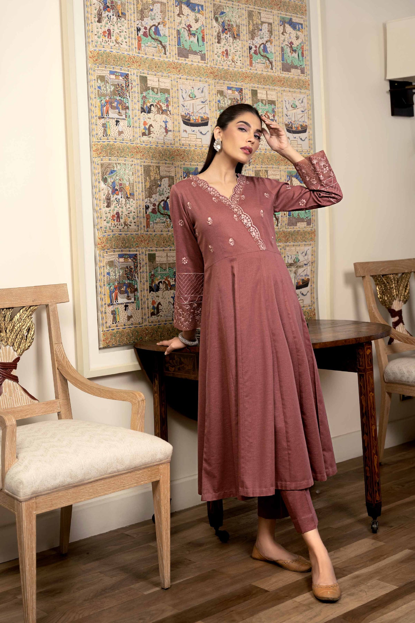 Nishat Linen - 2 Piece - Embroidered Suit - KFW23-74