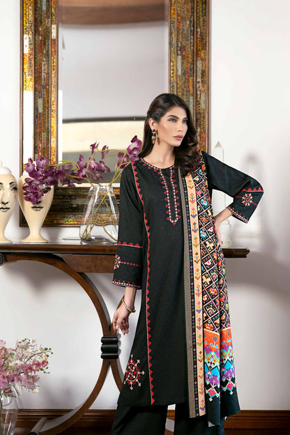 Nishat Linen - 3 Piece - Printed Embroidered Suit - KFW23-77