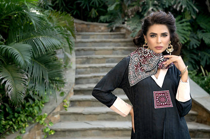 Nishat Linen - 3 Piece - Embroidered Suit - KFW23-80