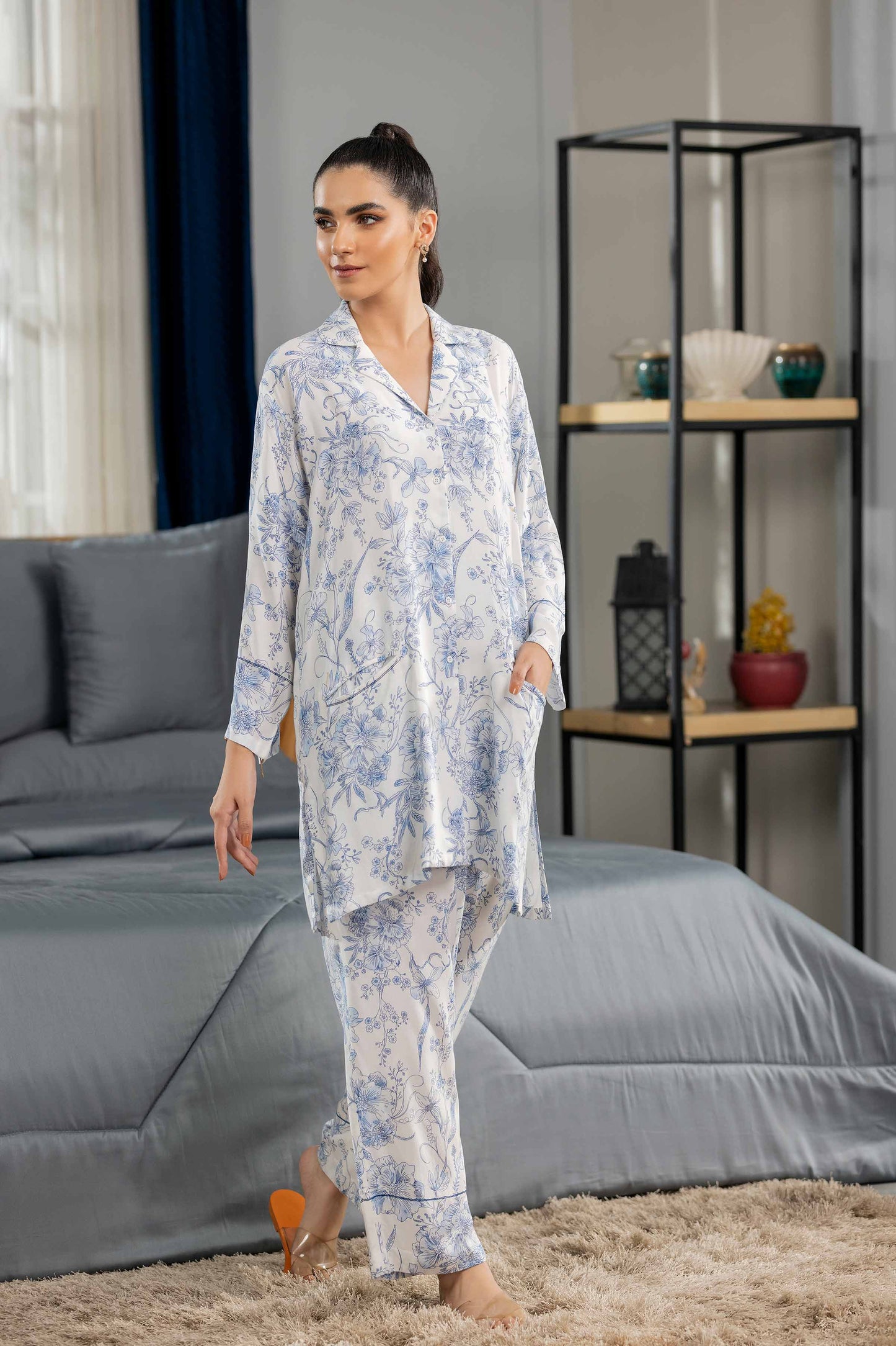 Nishat Linen - 2 Piece - Printed Loungewear - KLW23-05