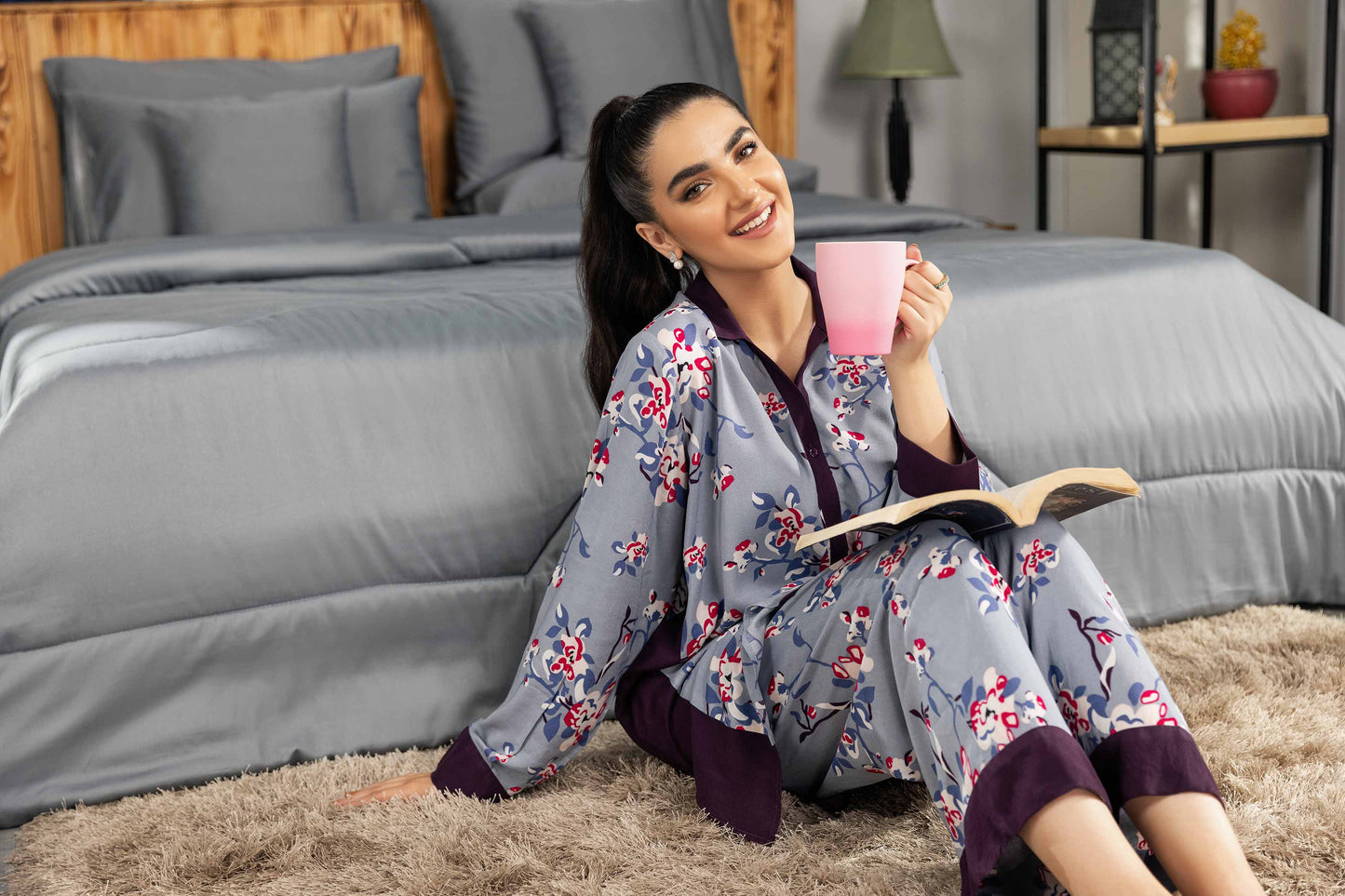 Nishat Linen - 2 Piece - Printed Loungewear - KLW23-09