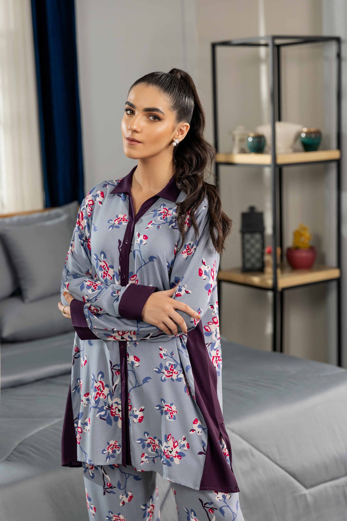 Nishat Linen - 2 Piece - Printed Loungewear - KLW23-09