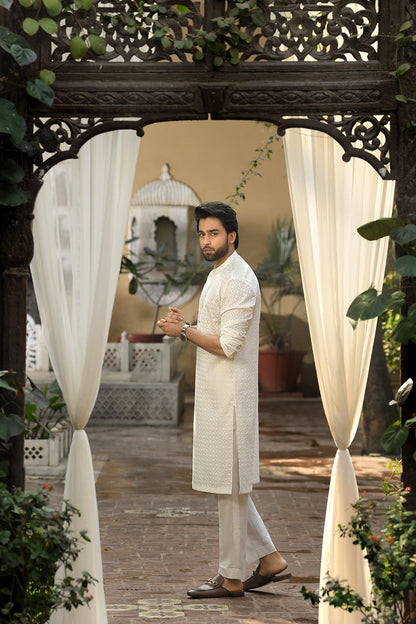 Nishat Linen - KNS22-02-Embroidered 2PC