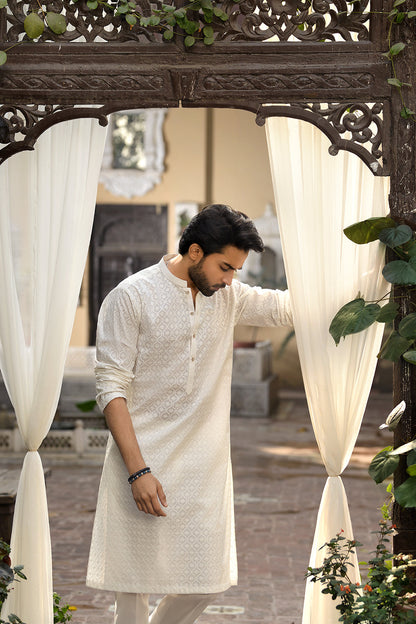 Nishat Linen - KNS22-02-Embroidered 2PC