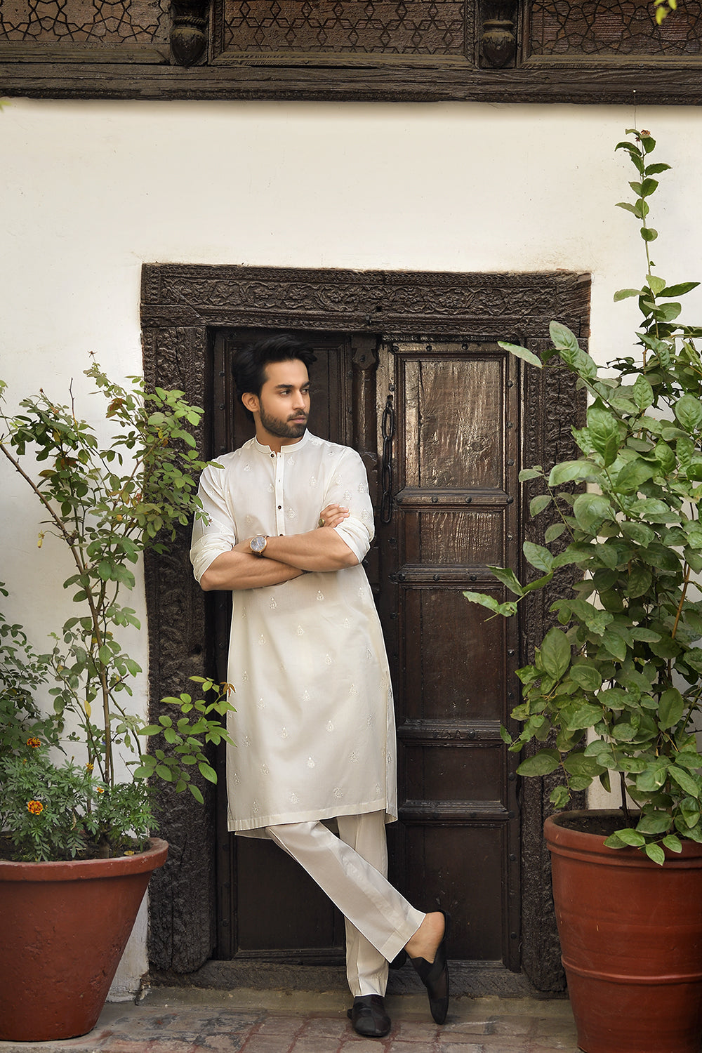Nishat Linen - KNS22-11-Embroidered 2PC