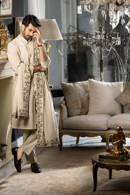 Nishat Linen - 3 Piece - Embroidered Suit - KNW23-01