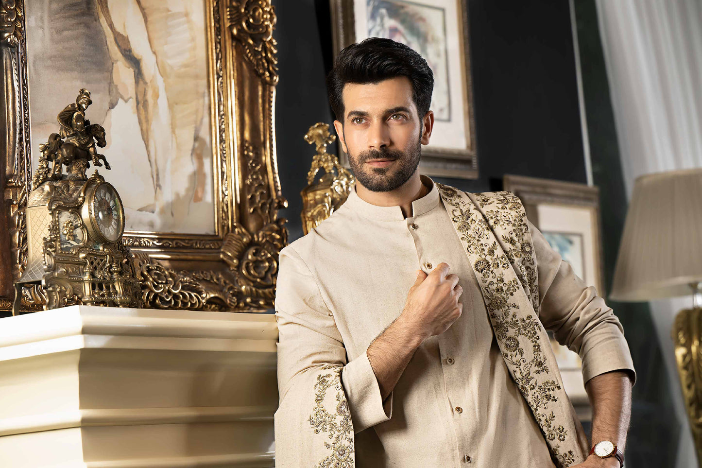 Nishat Linen - 3 Piece - Embroidered Suit - KNW23-01