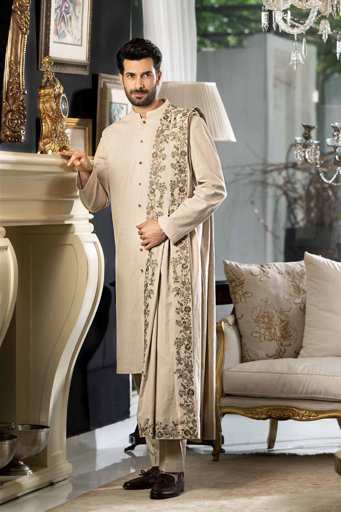 Nishat Linen - 3 Piece - Embroidered Suit - KNW23-01