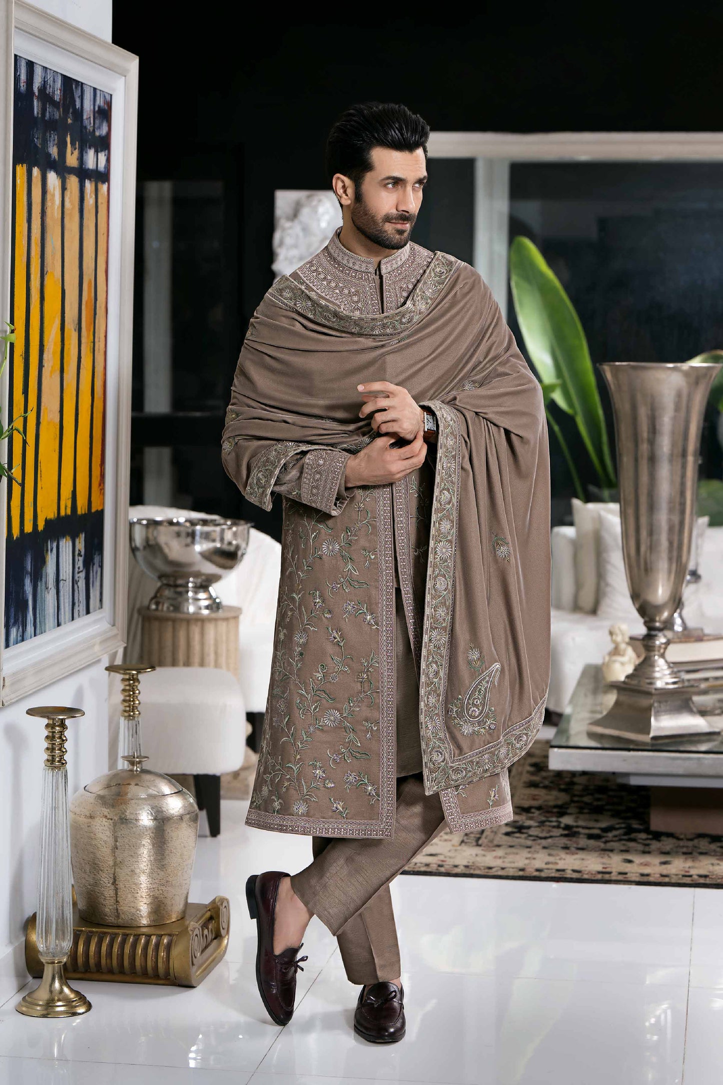 Nishat Linen - 2 Piece - Embroidered Suit - KNW23-05