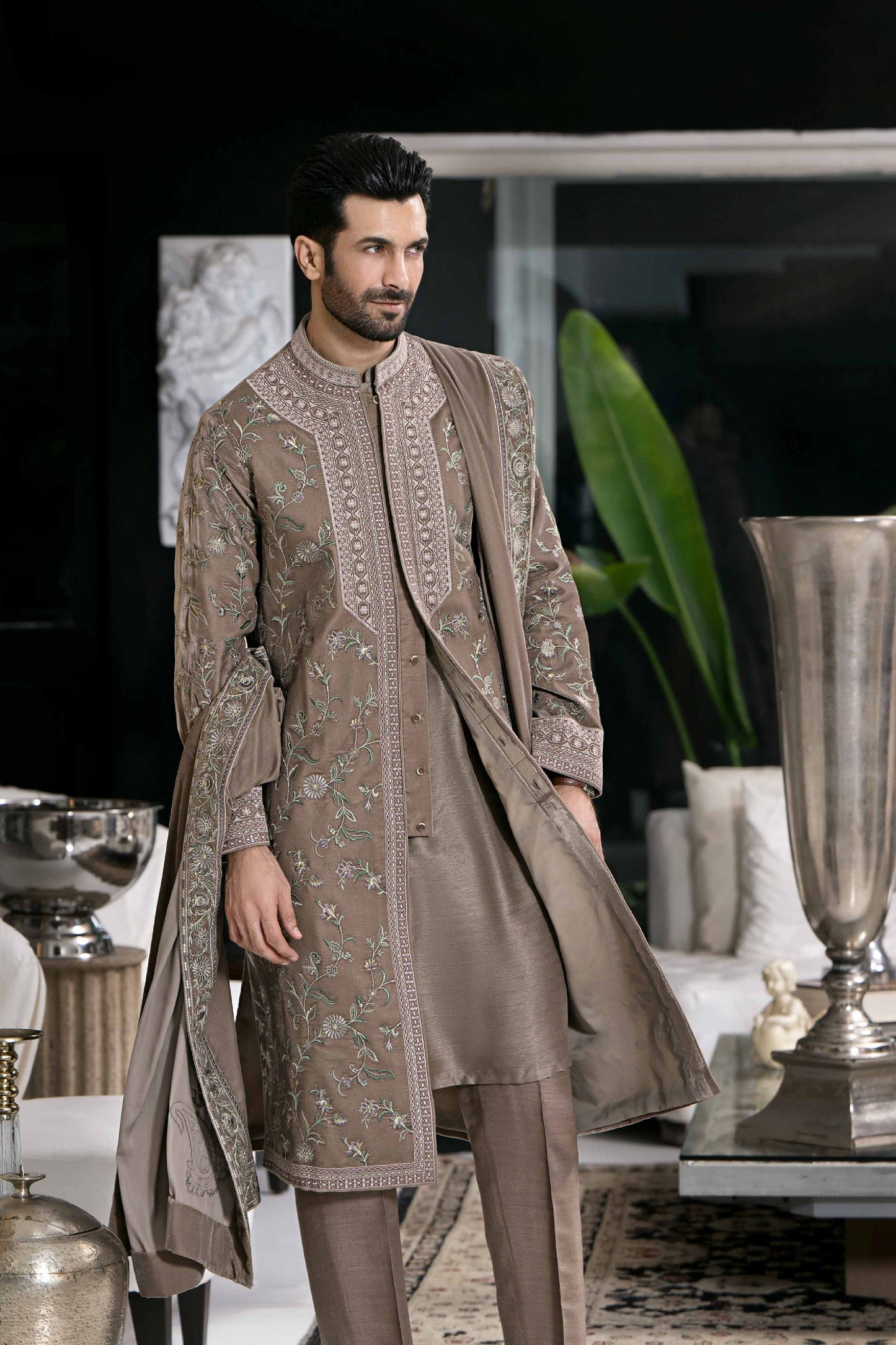 Nishat Linen - 2 Piece - Embroidered Suit - KNW23-05