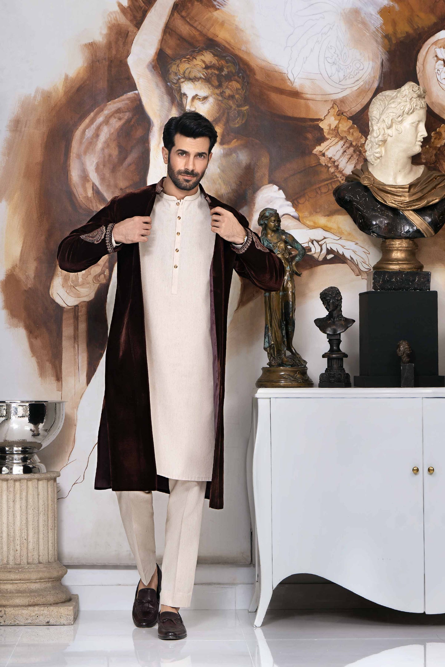 Nishat Linen - 3 Piece - Embroidered Suit - KNW23-06