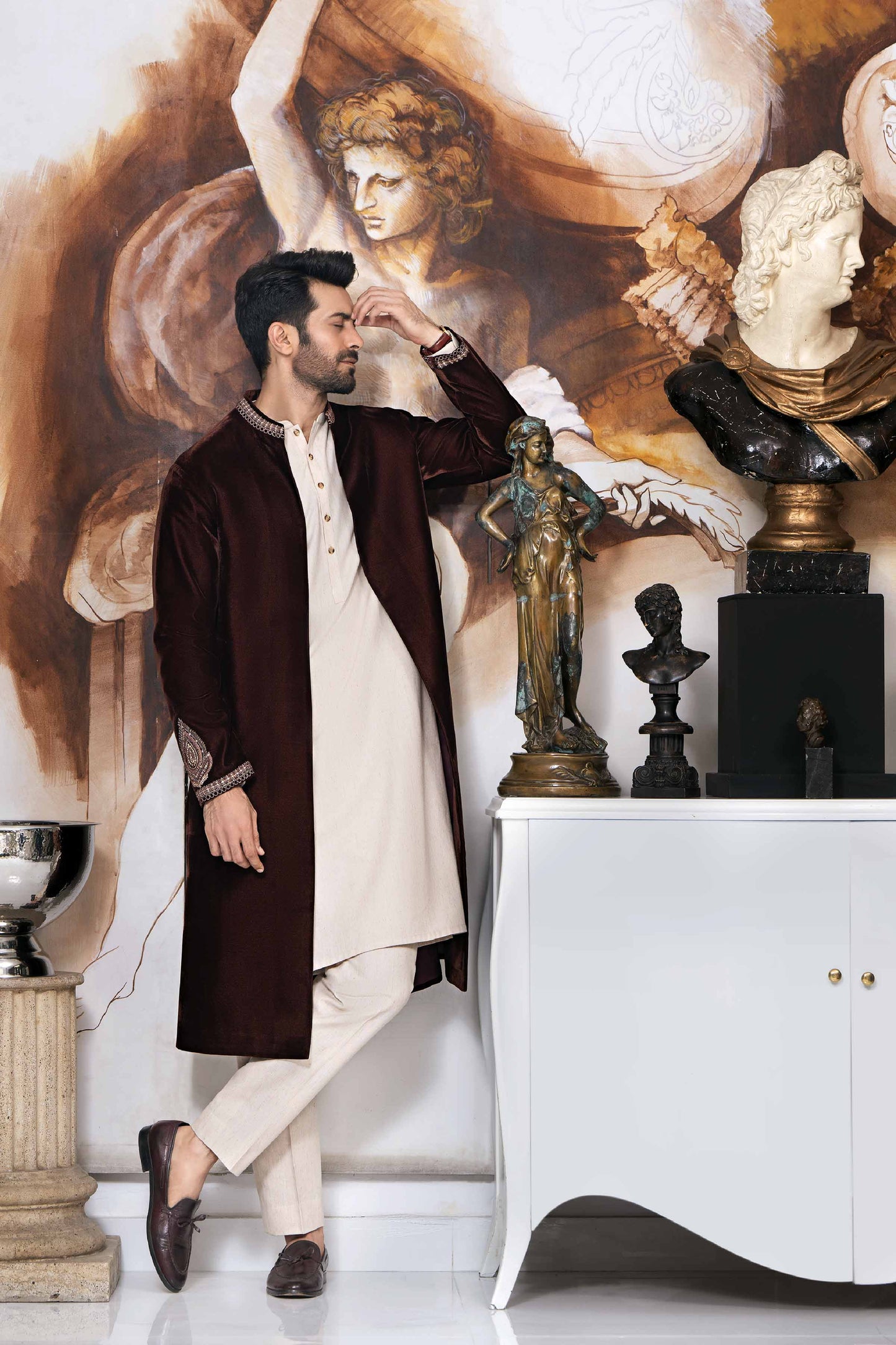 Nishat Linen - 3 Piece - Embroidered Suit - KNW23-06