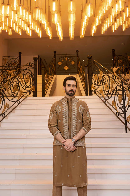Nishat Linen - 2 Piece - Embroidered Suit - KNW23-07