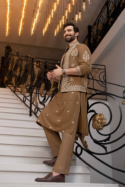 Nishat Linen - 2 Piece - Embroidered Suit - KNW23-07