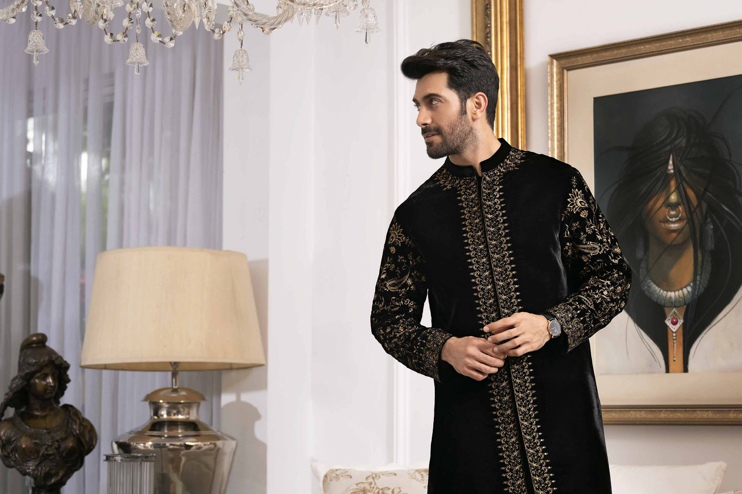 Nishat Linen - 2 Piece - Embroidered Suit - KNW23-08