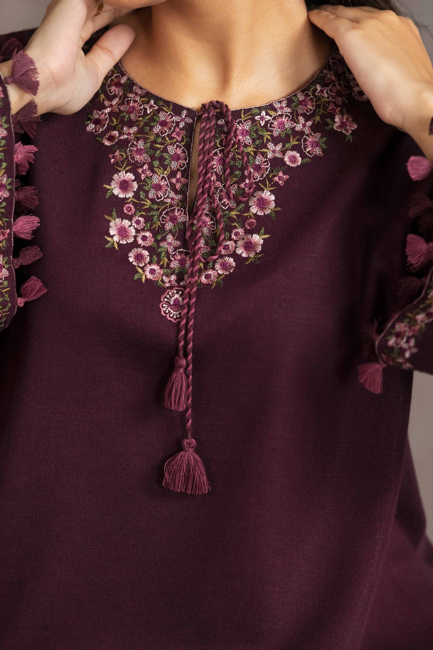Nishat Linen - 2 Piece - Embroidered Suit - KPW23-01