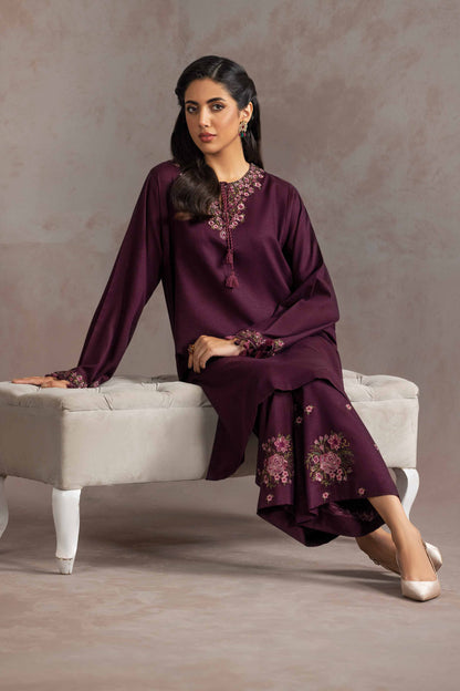 Nishat Linen - 2 Piece - Embroidered Suit - KPW23-01