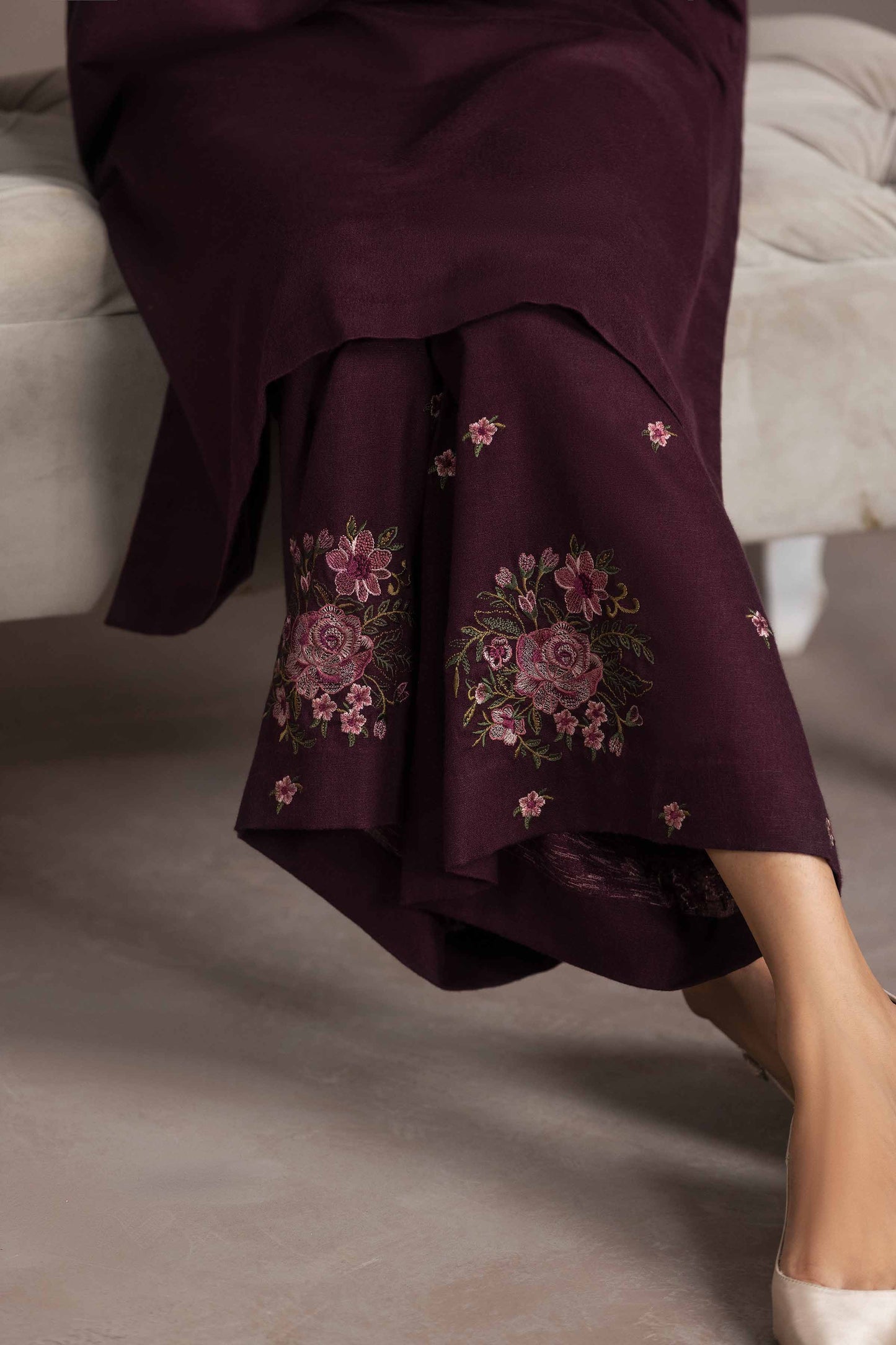 Nishat Linen - 2 Piece - Embroidered Suit - KPW23-01
