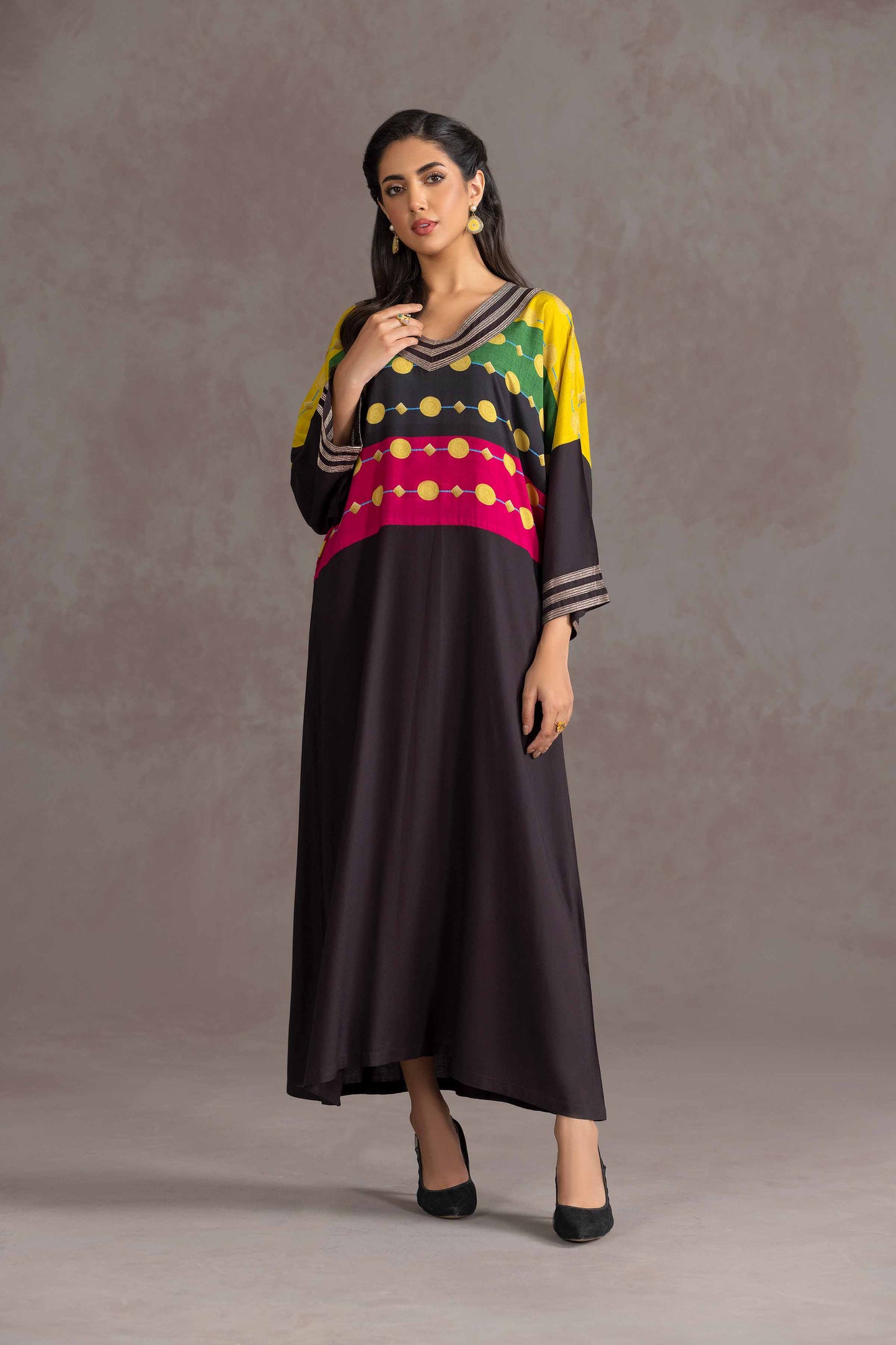 Nishat Linen - Printed Embroidered Shirt - KPW23-04