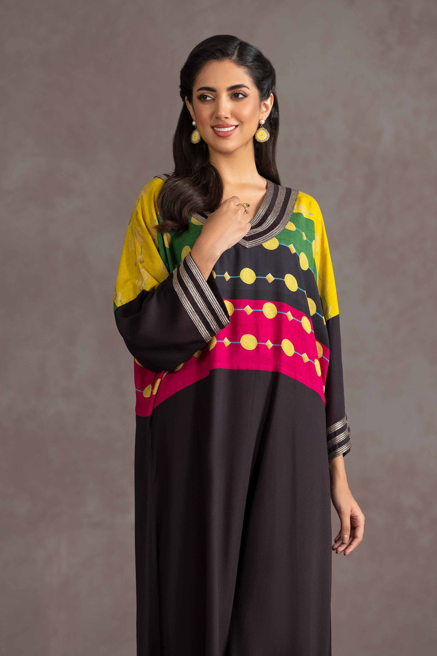 Nishat Linen - Printed Embroidered Shirt - KPW23-04