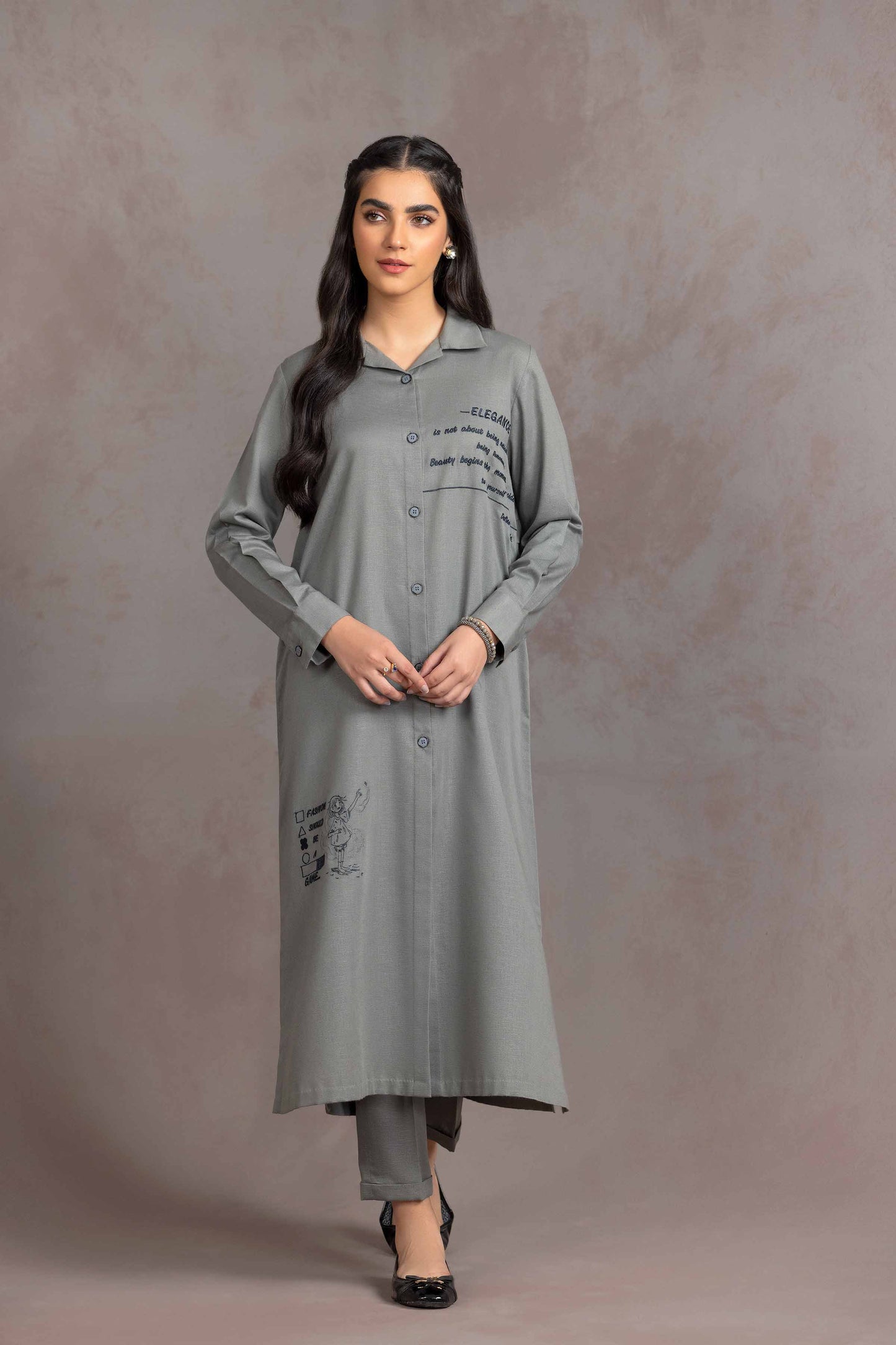 Nishat Linen - 2 Piece - Basic Suit - KPW23-08