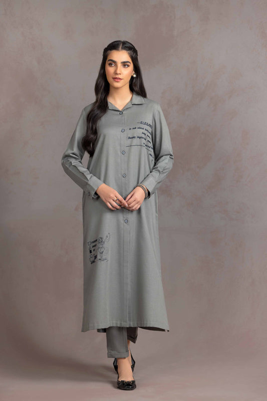 Nishat Linen - 2 Piece - Basic Suit - KPW23-08