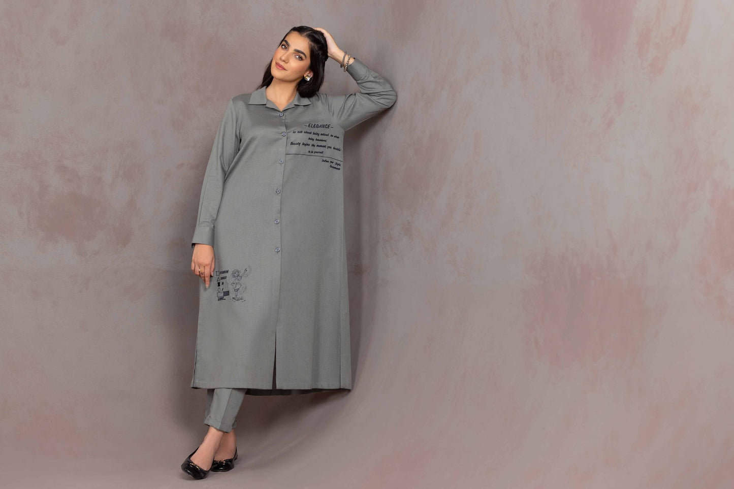 Nishat Linen - 2 Piece - Basic Suit - KPW23-08