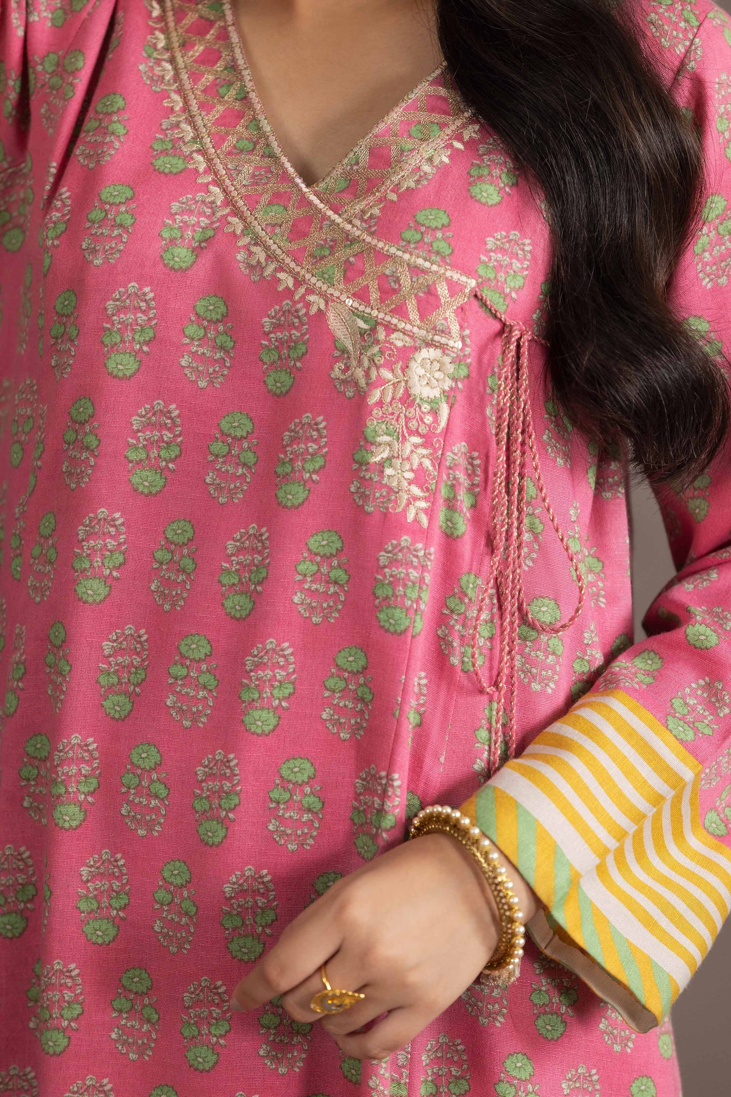 Nishat Linen - 2 Piece - Printed Embroidered Suit - KPW23-09