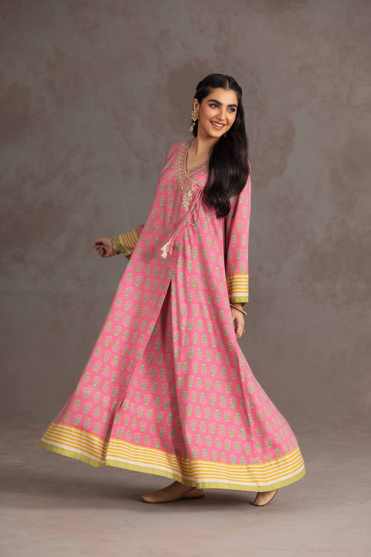 Nishat Linen - 2 Piece - Printed Embroidered Suit - KPW23-09