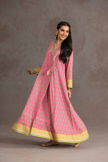 Nishat Linen - 2 Piece - Printed Embroidered Suit - KPW23-09