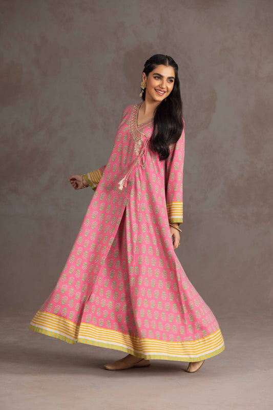 Nishat Linen - 2 Piece - Printed Embroidered Suit - KPW23-09